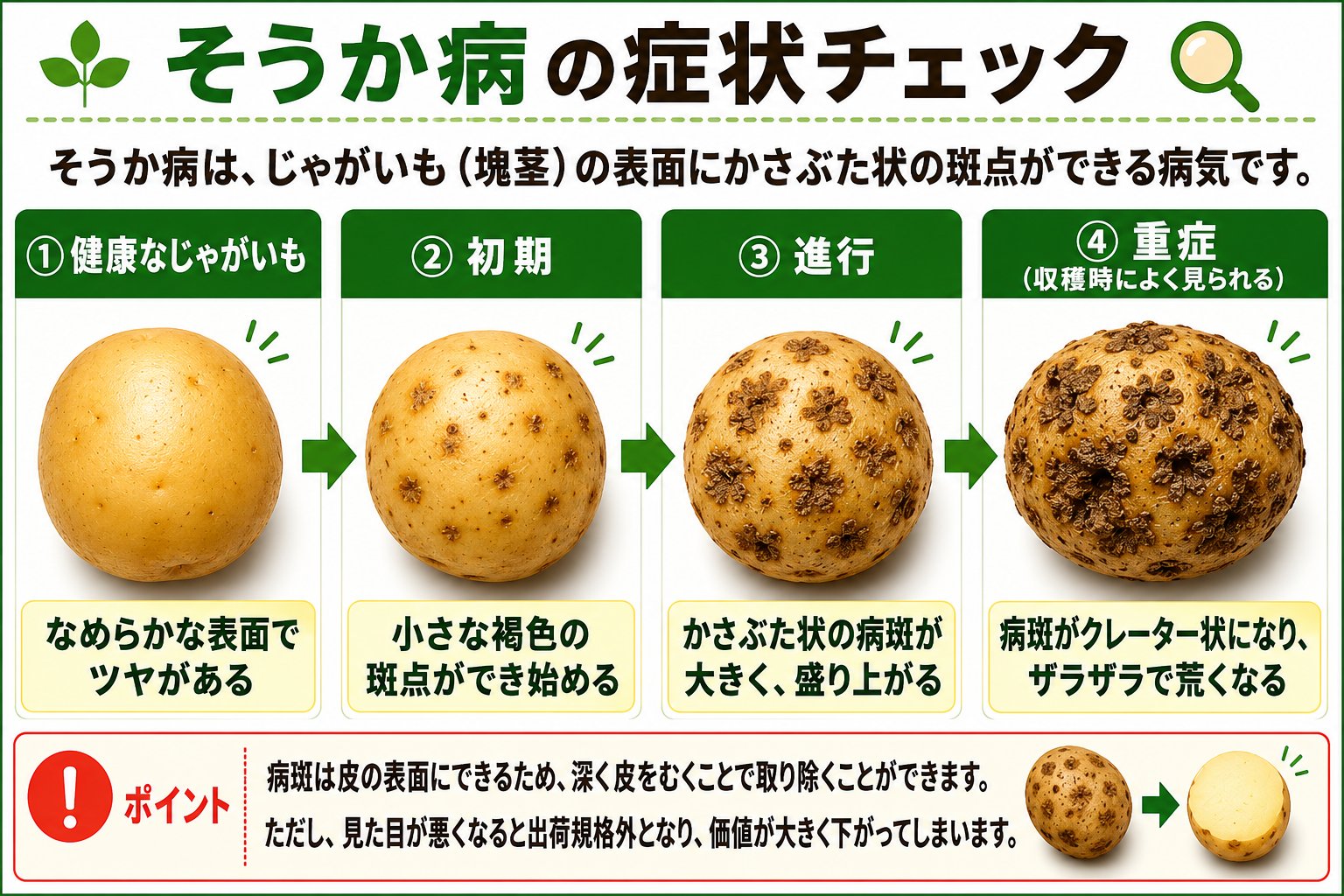 そうか病の症状チェック
