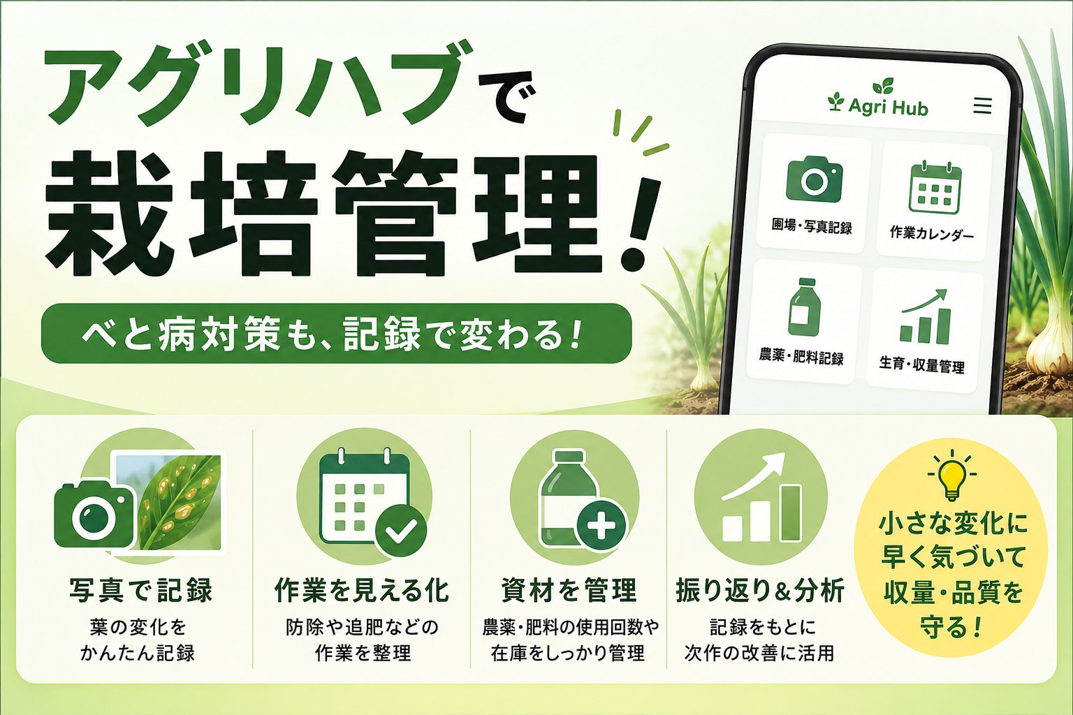 アグリハブでべと病対策